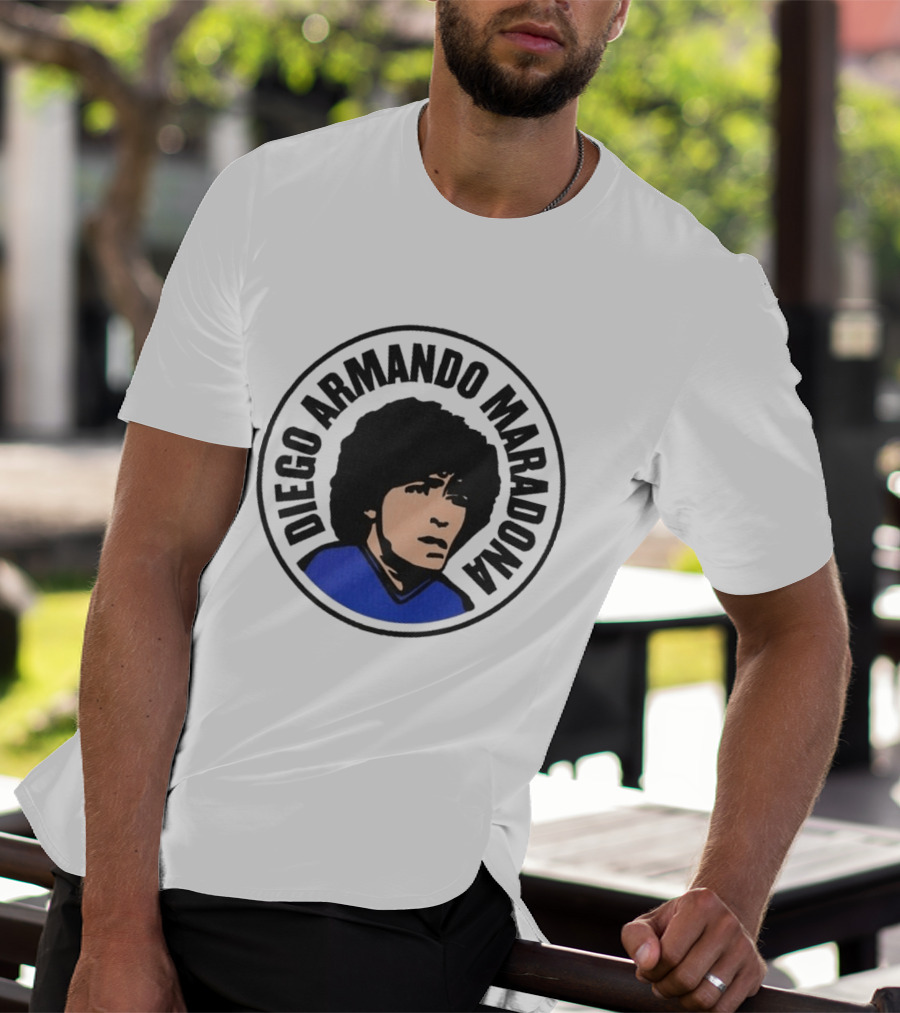 Trickett England Diego Armando Maradona Iconic Player T-Shirt