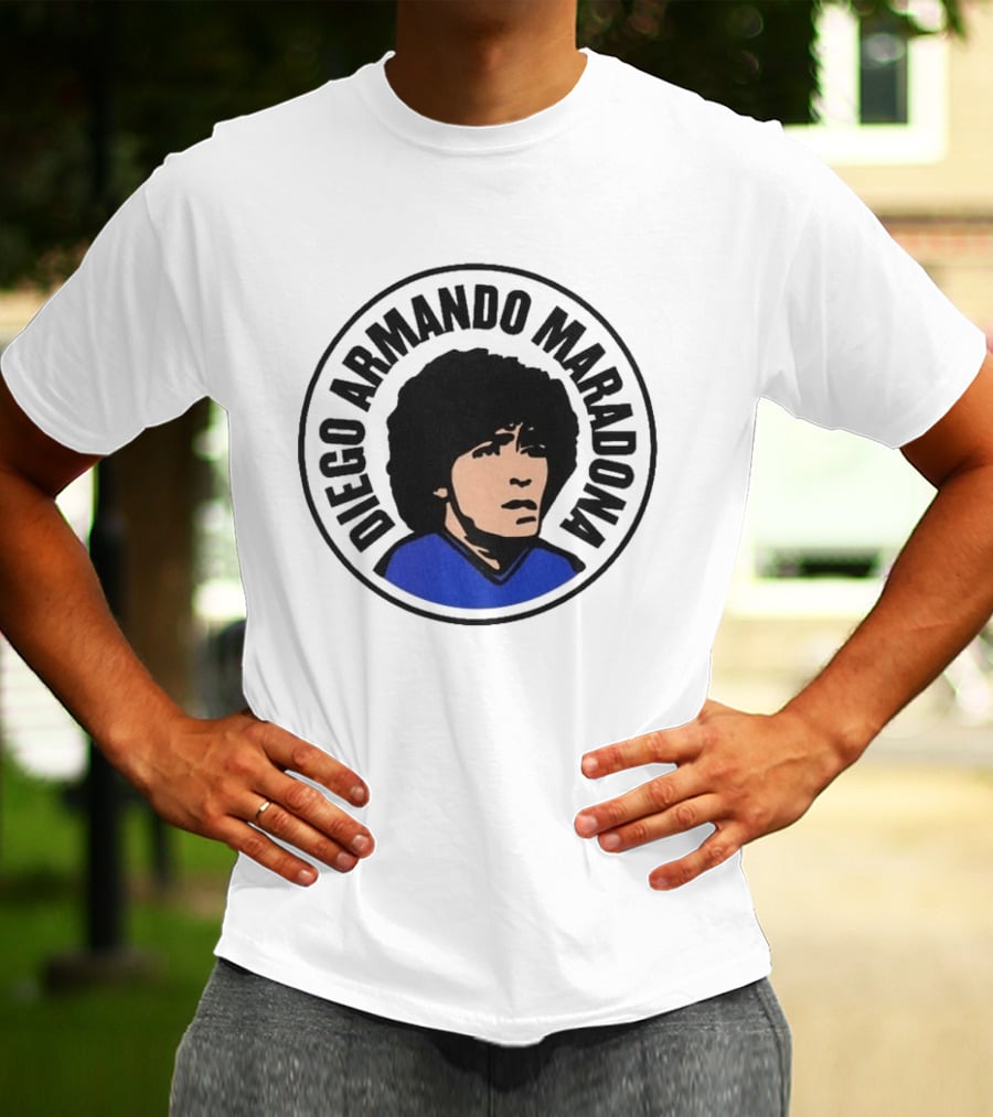 Trickett England Diego Armando Maradona Iconic Player T-Shirt