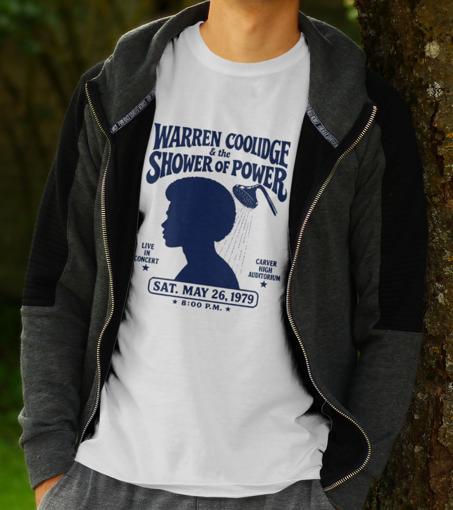 Warren Coolidge & The Shower Of Power Live In Concert Carver High Auditorium Sat May 26 1979 8:00 P.M. T-Shirt