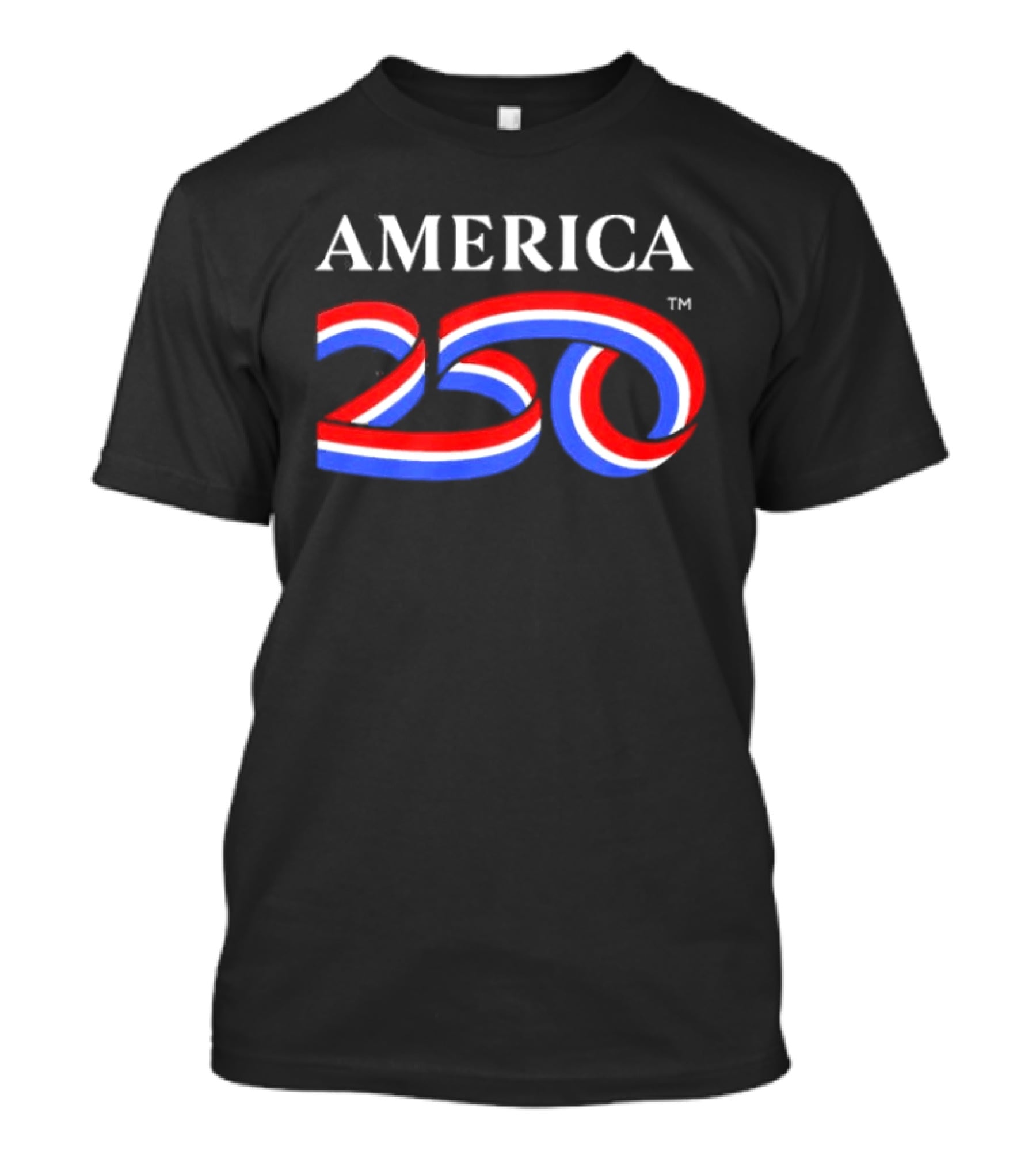 AMERICA 250 Patriotic Celebration Red White Blue T-Shirt