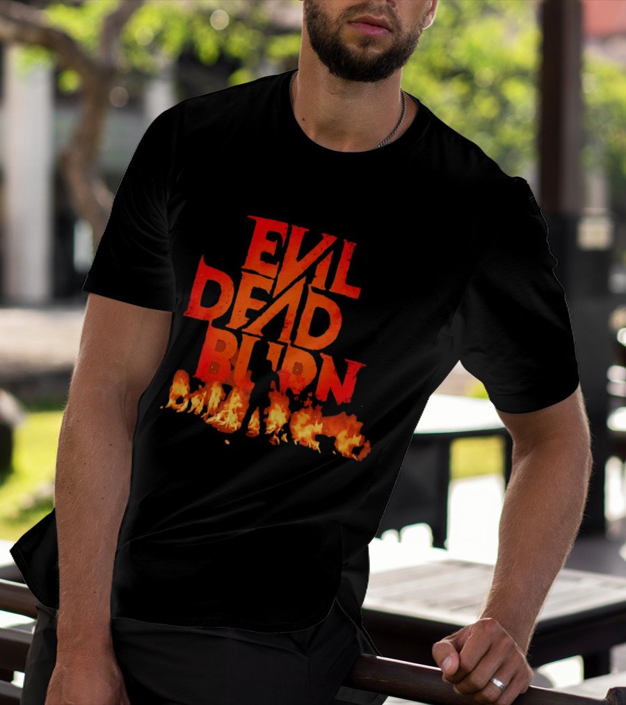 Evil Dead Burn Flaming T-Shirt