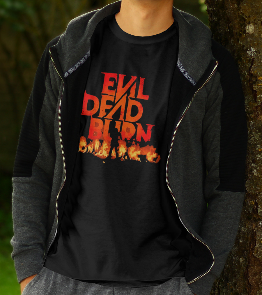 Evil Dead Burn Flaming T-Shirt