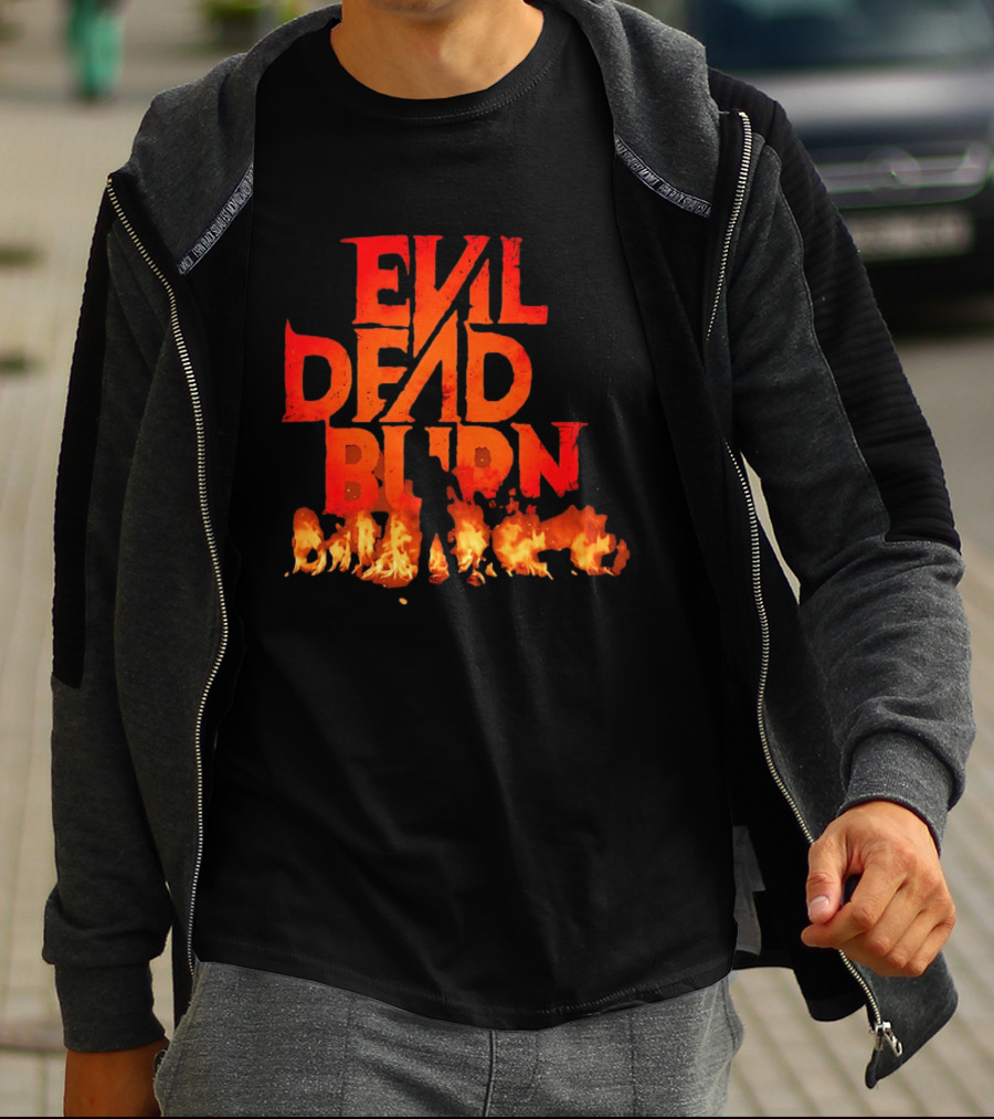 Evil Dead Burn Flaming T-Shirt