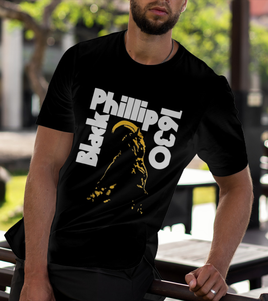 Black Phillip 1630 The Witch A24 Horror Movie T-Shirt