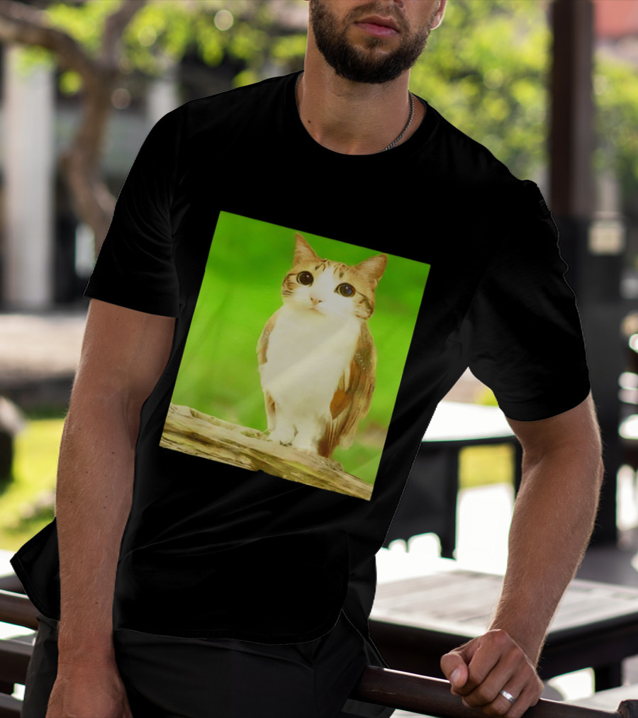 Cat Owl Hybrid Animal Mashup Creature Fusion T-Shirt