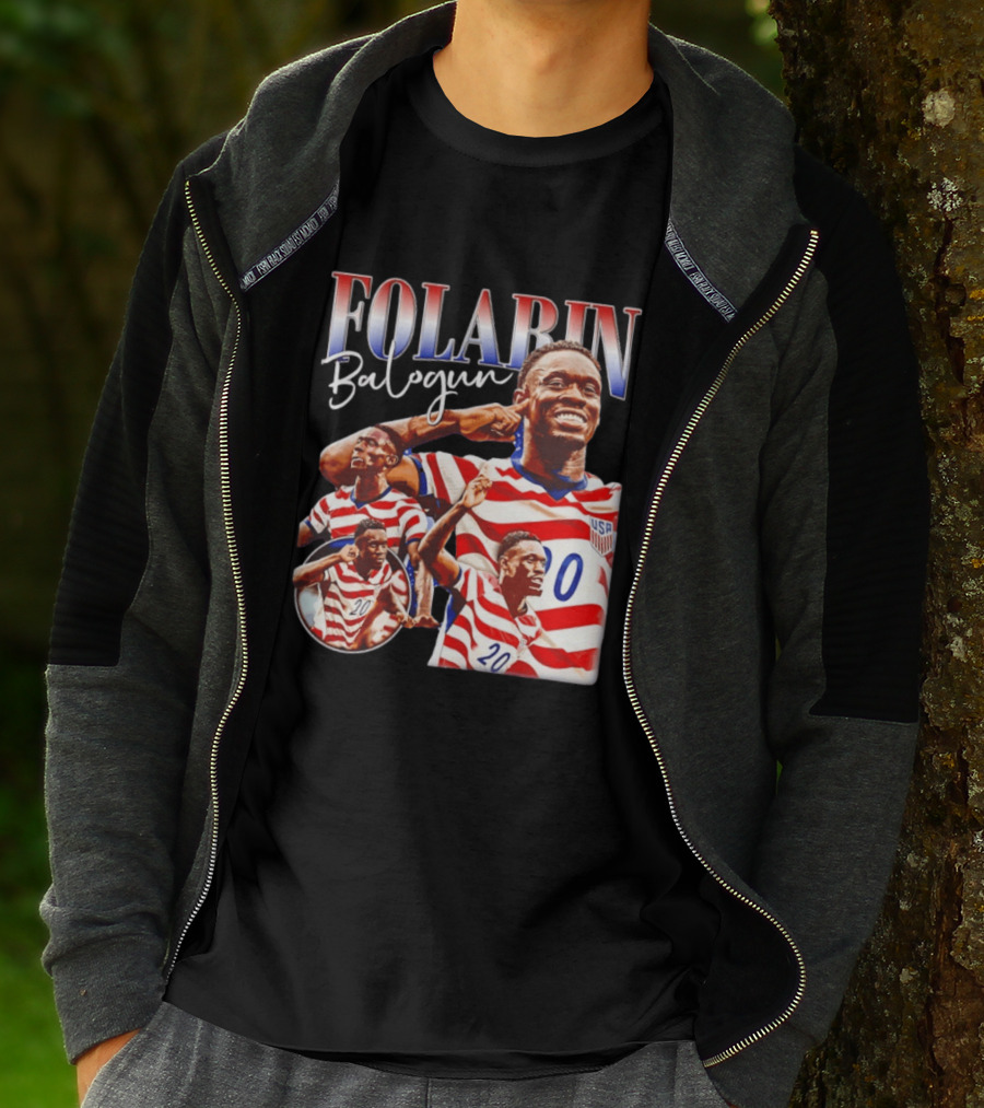 Folarin Balogun USMNT USA Soccer Team 20 Jersey T-Shirt