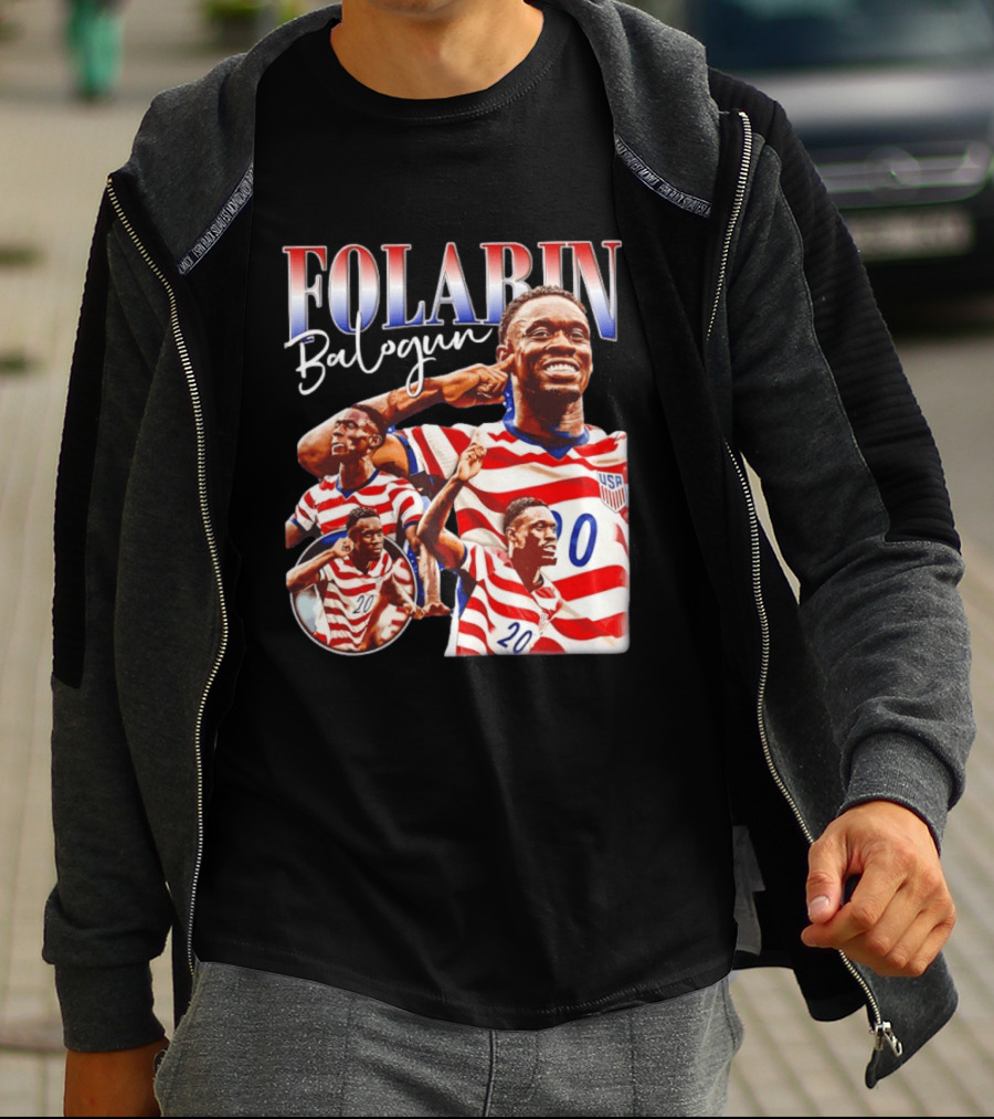 Folarin Balogun USMNT USA Soccer Team 20 Jersey T-Shirt