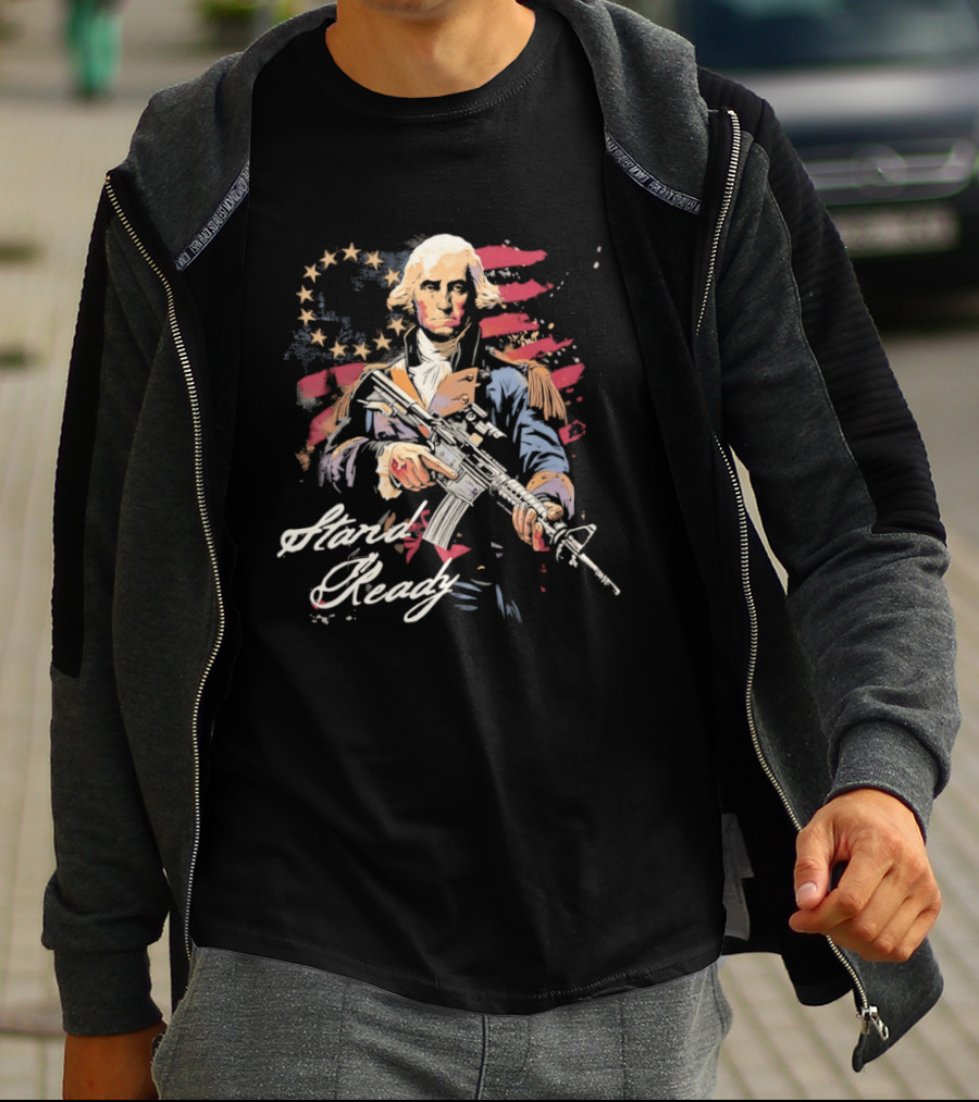 George Washington Star Spangled Hard Ready July 2026 T-Shirt