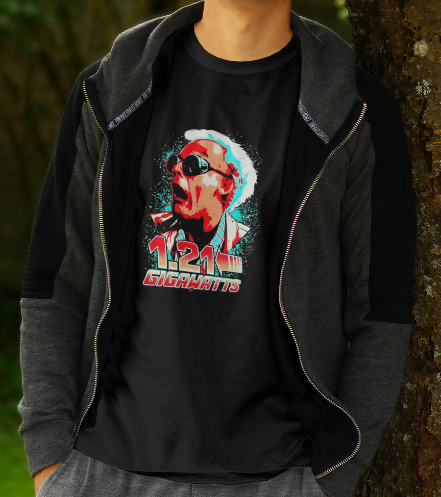 1.21 Gigawatts Doc Brown Back To The Future T-Shirt