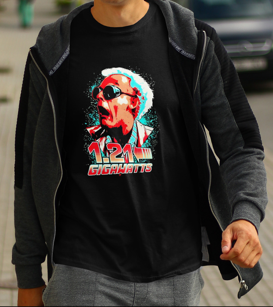 1.21 Gigawatts Doc Brown Back To The Future T-Shirt