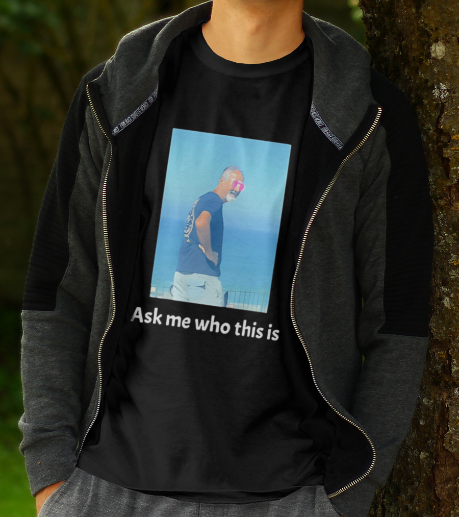 Ask Me Who This Is Hideo Kojima Scenic Beach T-Shirt
