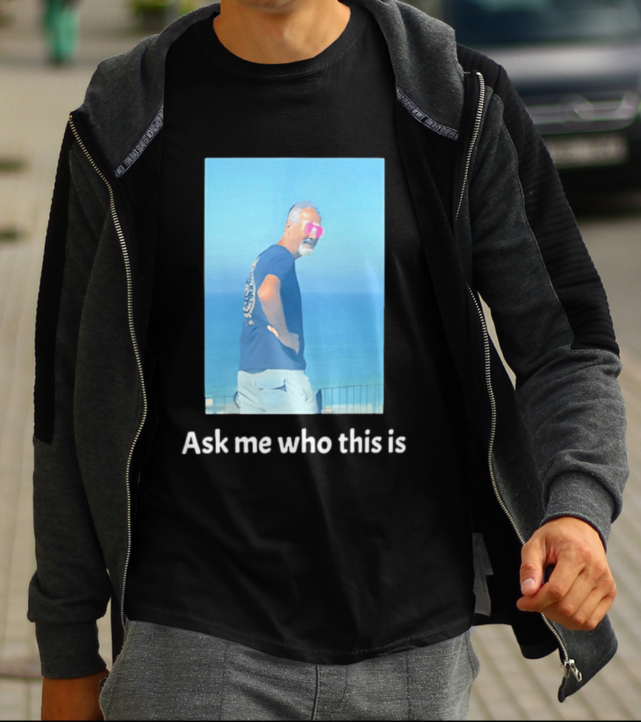 Ask Me Who This Is Hideo Kojima Scenic Beach T-Shirt