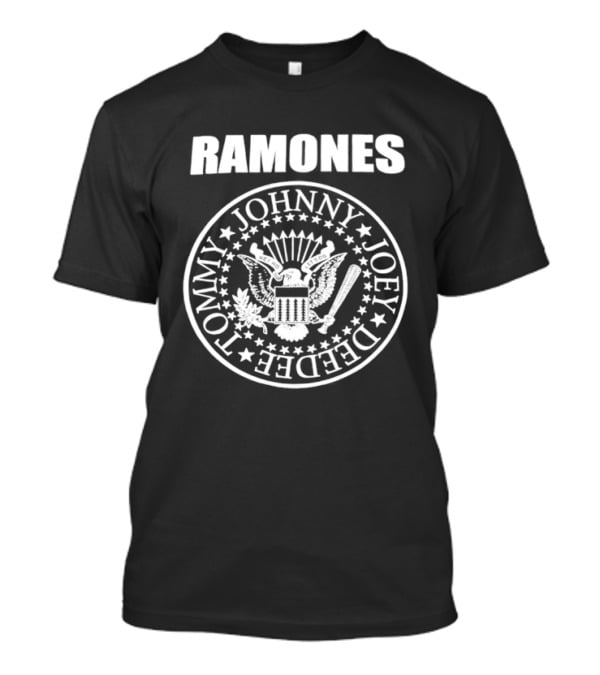 Ramones Hey Ho Let's Go Tommy Johnny Joey Dee Dee Seal T-Shirt