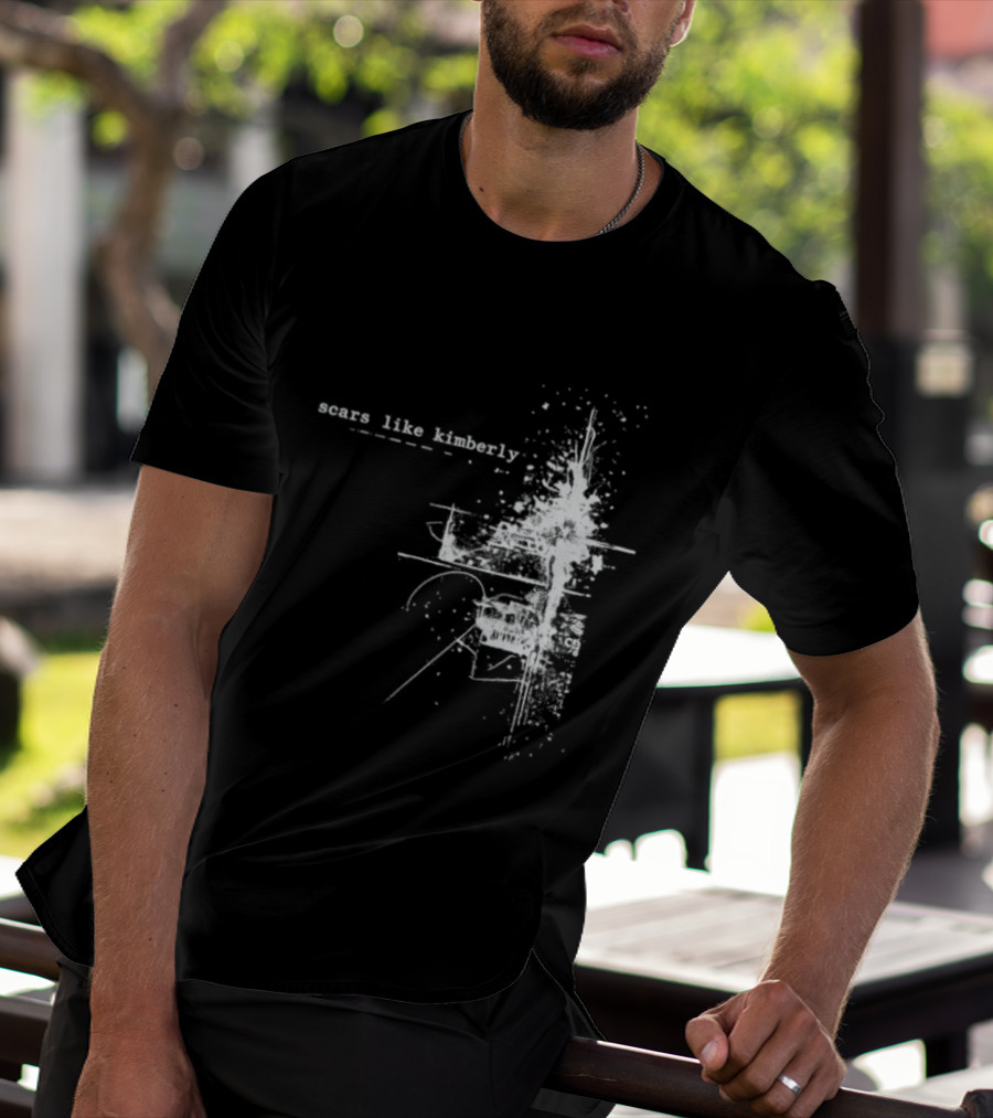 Scars Like Kimberly USA Tour 2026 Abstract White T-Shirt