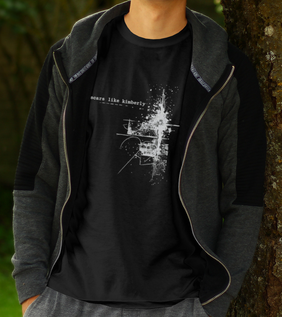 Scars Like Kimberly USA Tour 2026 Abstract White T-Shirt