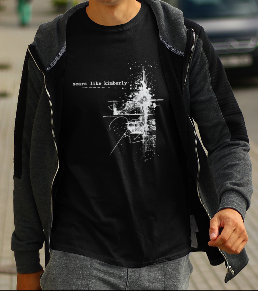 Scars Like Kimberly USA Tour 2026 Abstract White T-Shirt