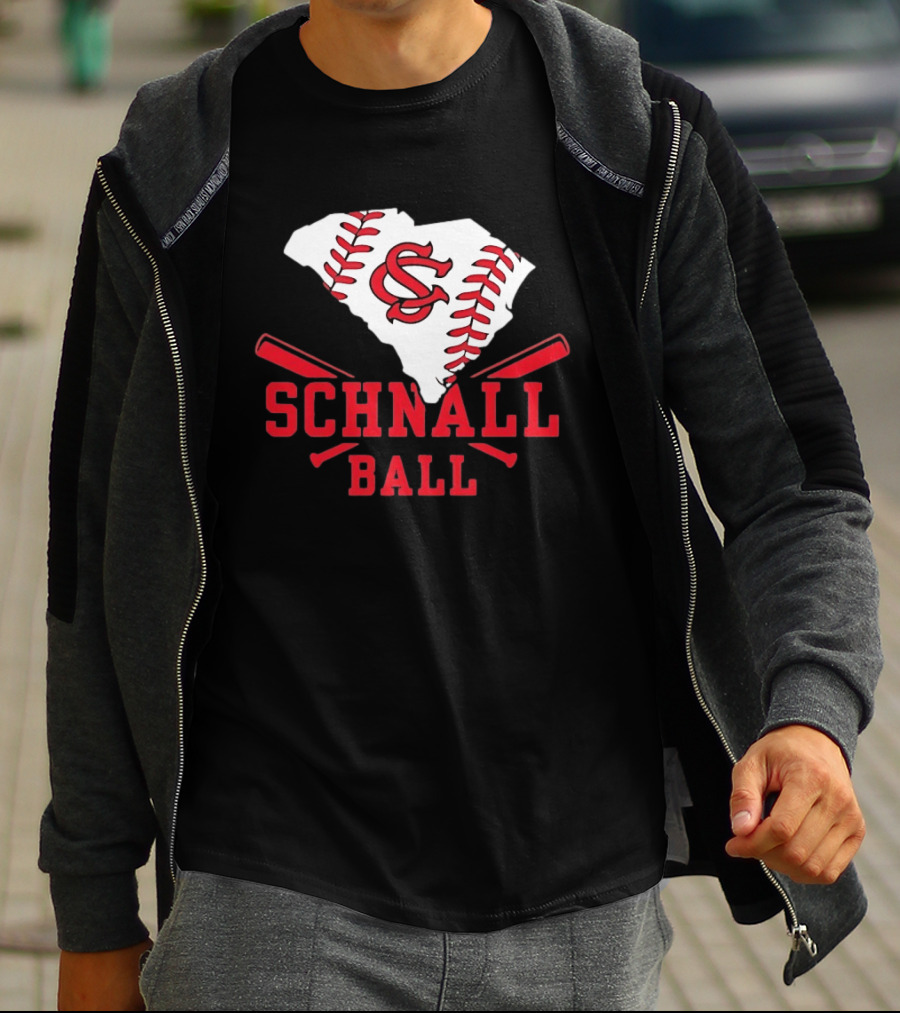 Schnall Ball South Carolina Gamecocks Baseball Paul Mainieri T-Shirt