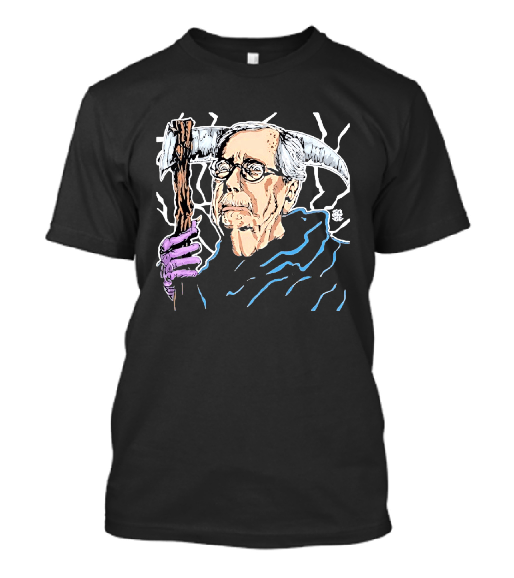 Mitch McConnell Grim Reaper Cartoon Satire Dark Humor T-Shirt