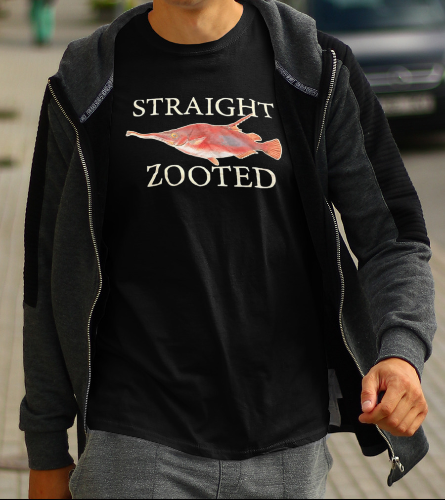 Straight Zooted Elephantnose Fish Marine Biology Nature Zoology Wildlife T-Shirt