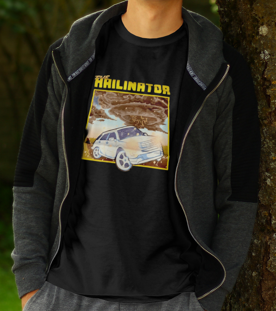 The Hailinator Car In Tornado Storm Weather Adventure T-Shirt