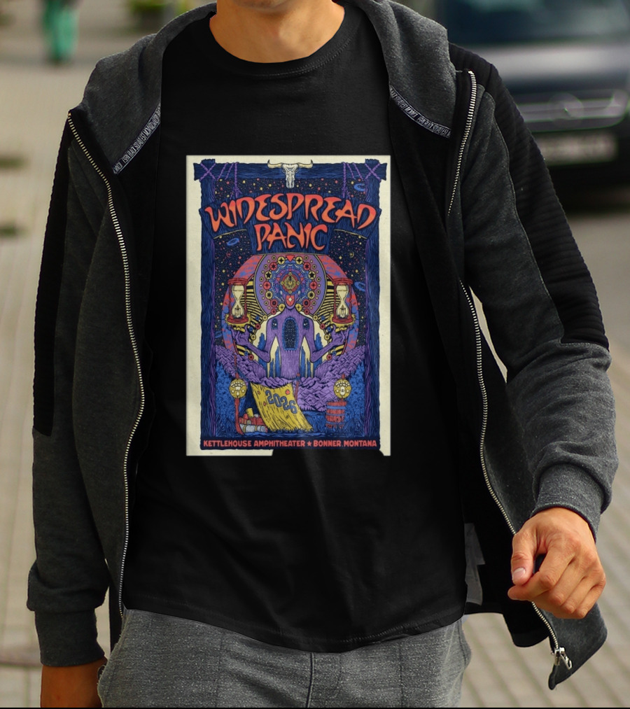 Widespread Panic 2026 KettleHouse Amphitheater Bonner Montana Concert Event July 7 8 T-Shirt
