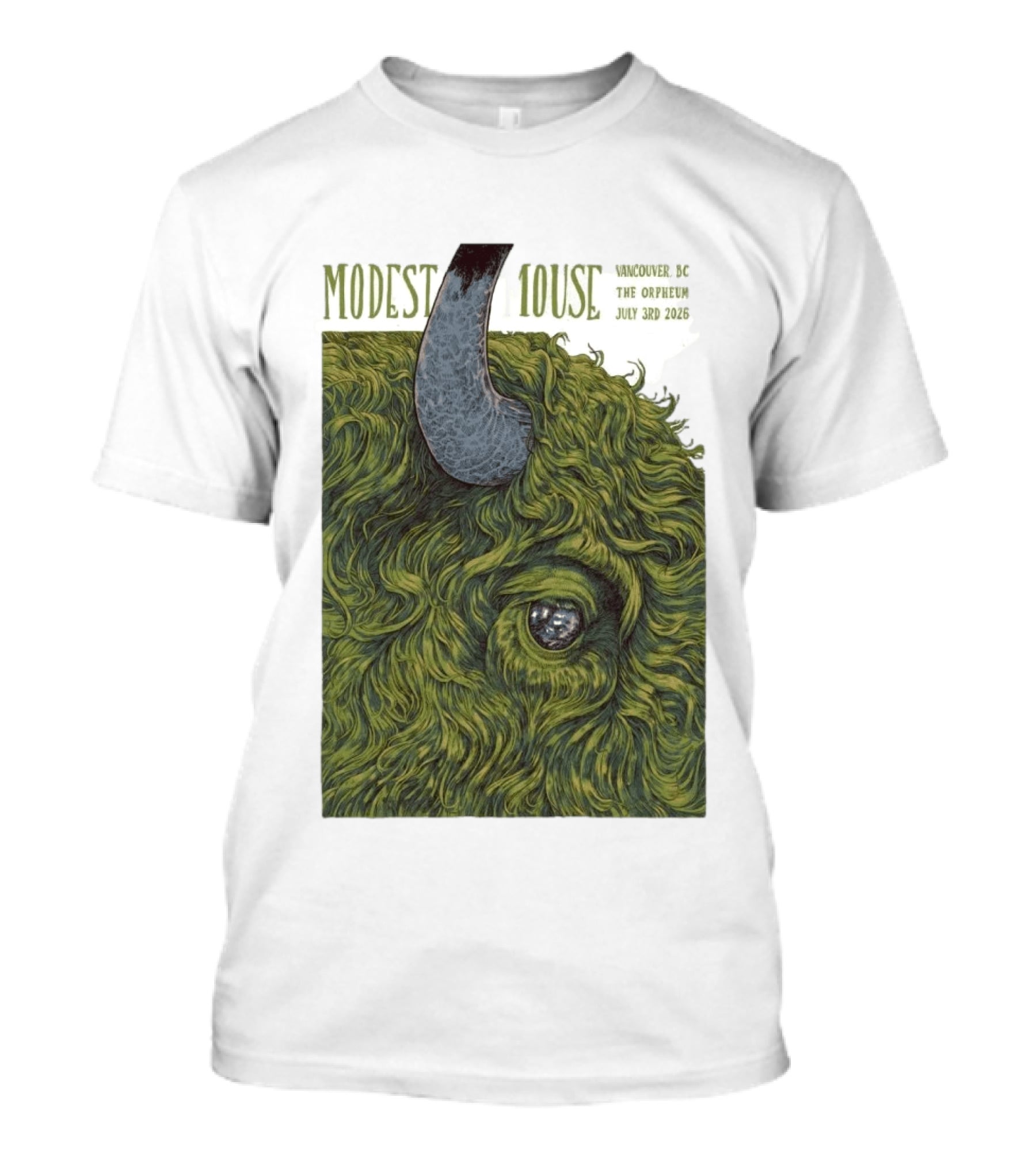 Modest Mouse Vancouver BC The Orpheum July 3 2026 Buffalo T-Shirt