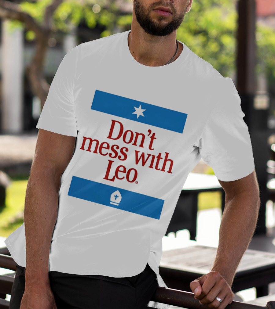 Don't Mess With Leo Mitre Star T-Shirt
