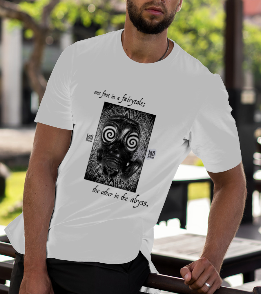 One Foot In A Fairytale The Other In The Abyss Hypnotic Spiral Eyes Face T-Shirt
