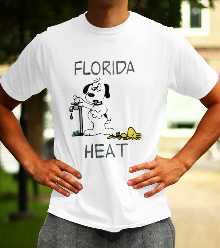 Florida Heat Snoopy Woodstock Peanuts T-Shirt