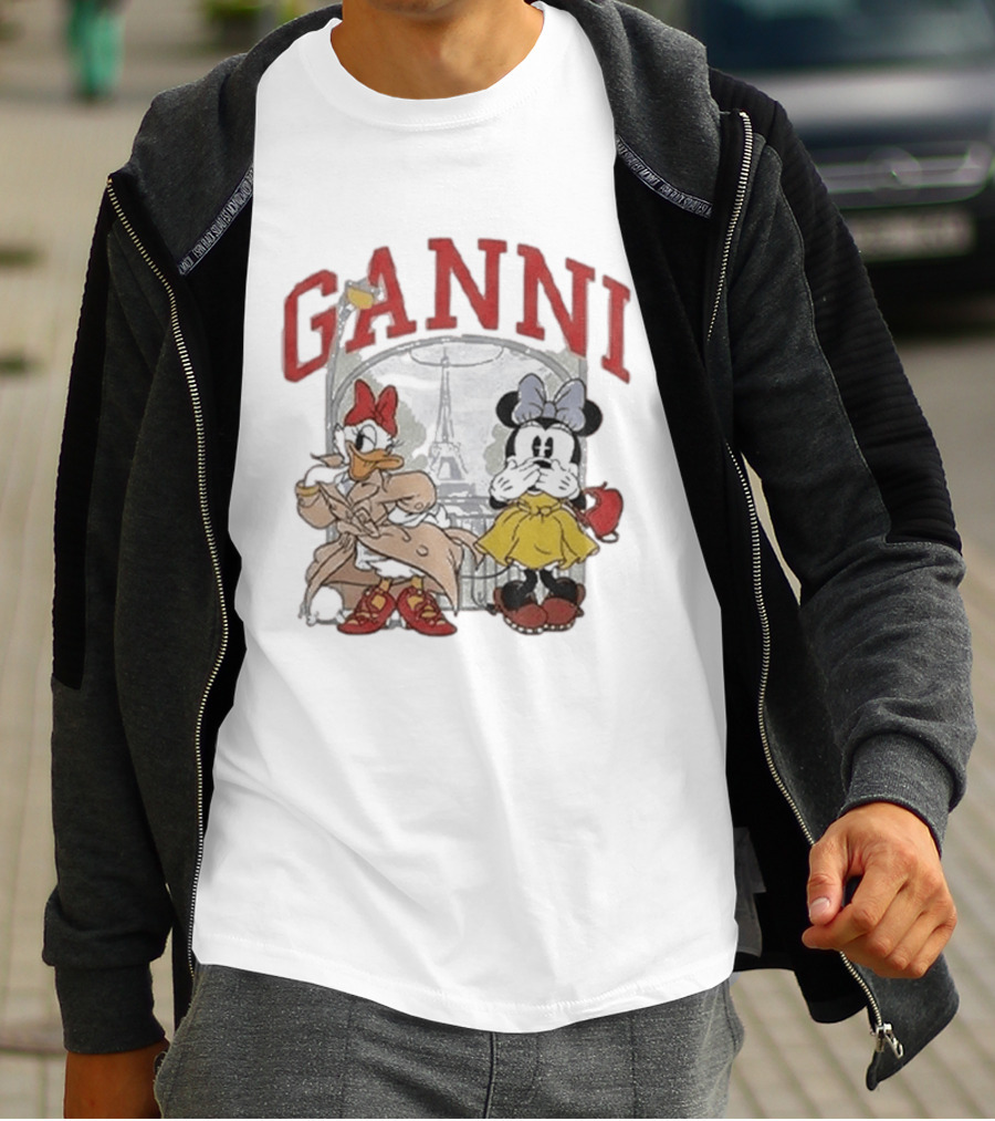 GANNI Disney Minnie Daisy Paris T-Shirt