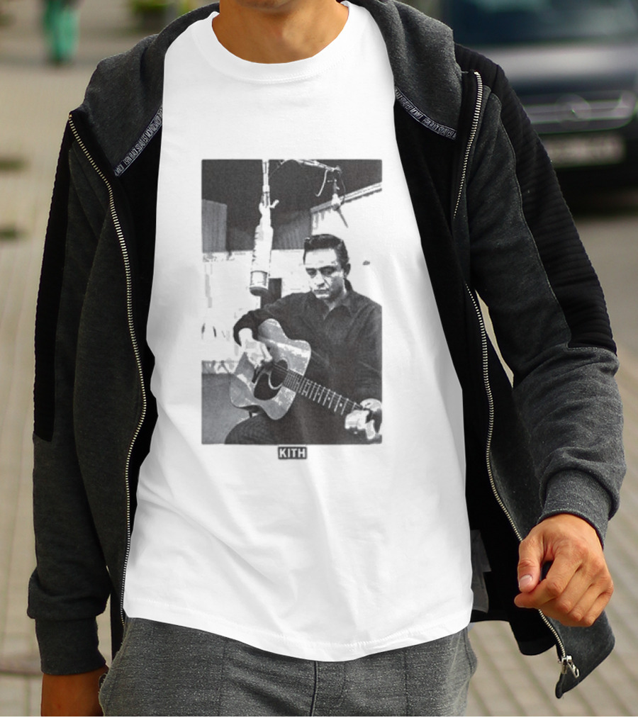 Kith Records Johnny Cash Folsom Prison Retro Music T-Shirt