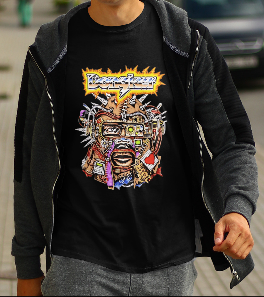 Dongkey Cybernetic Mask Cyberpunk Futuristic Headgear T-Shirt