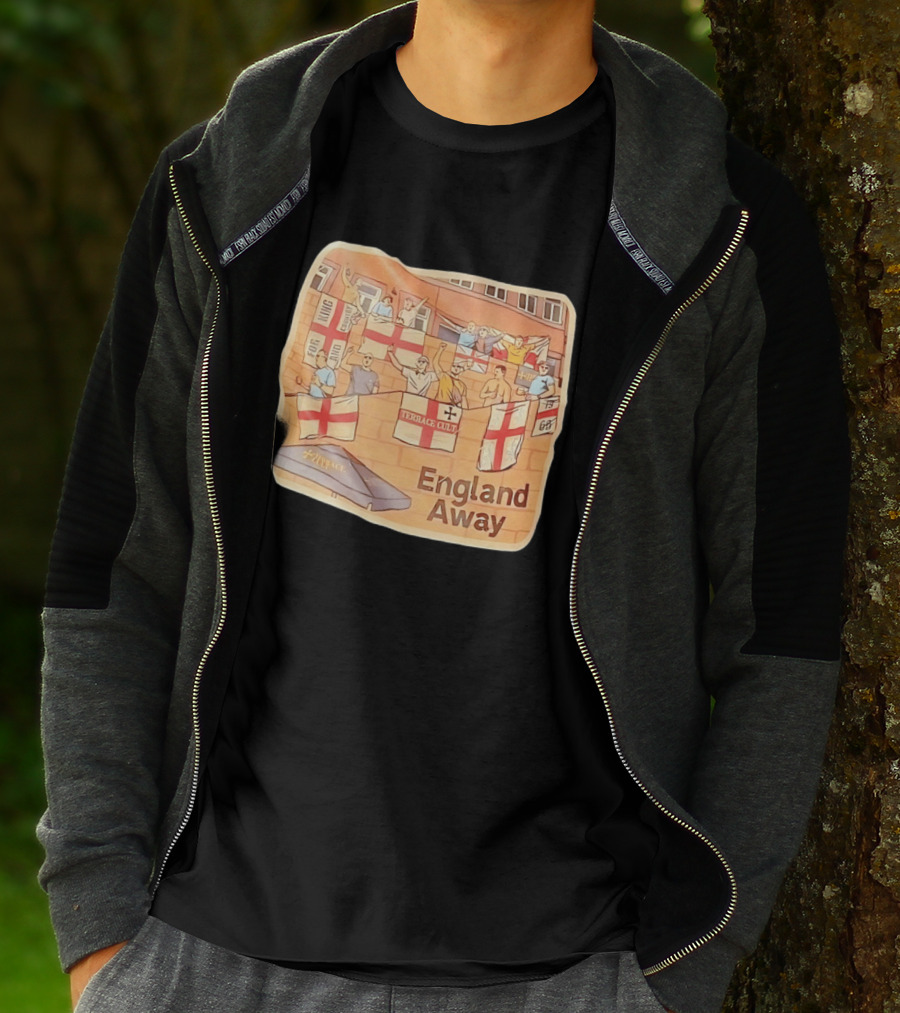England Away Terrace Cult For King And Country Flag T-Shirt