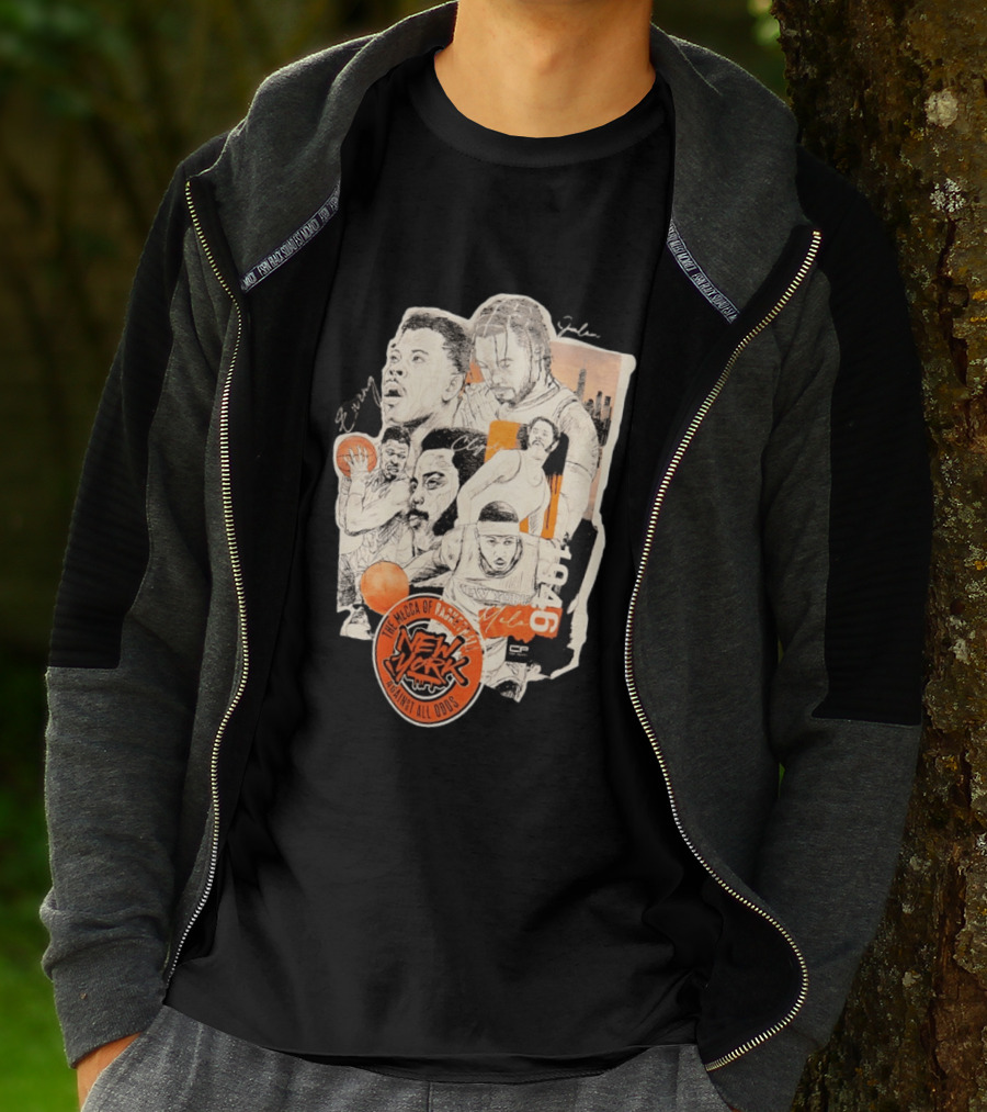 Ewing Jalen Clyde Melo New York Knicks The Mecca Of Basketball 1946 Against All Odds T-Shirt