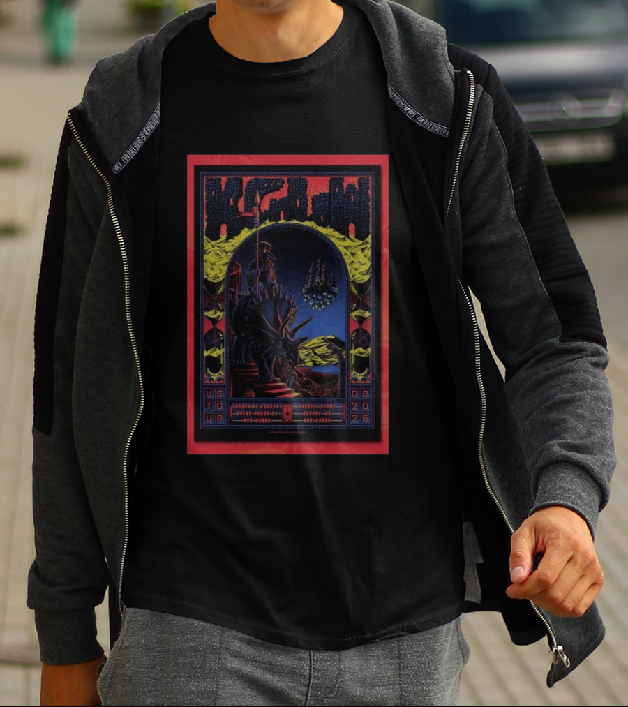 King Gizzard & The Lizard Wizard US Tour 2026 KDHH T-Shirt