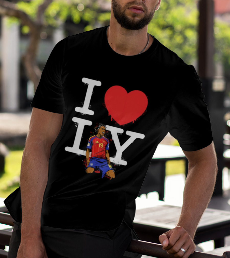I Love Lamine Yamal Spain National Football Team 19 T-Shirt