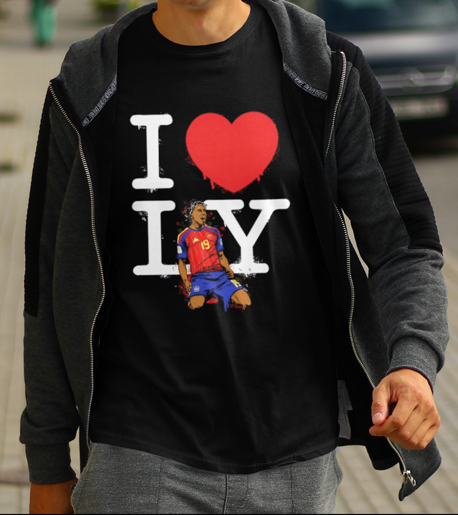 I Love Lamine Yamal Spain National Football Team 19 T-Shirt