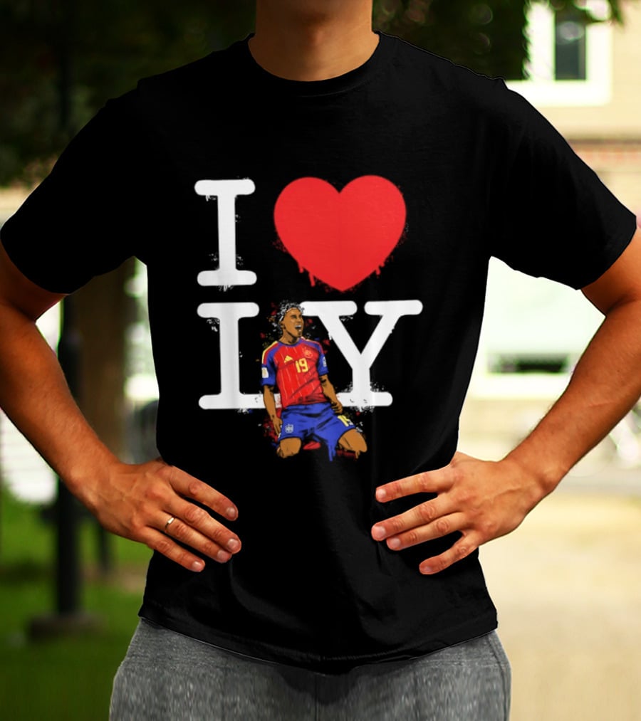 I Love Lamine Yamal Spain National Football Team 19 T-Shirt