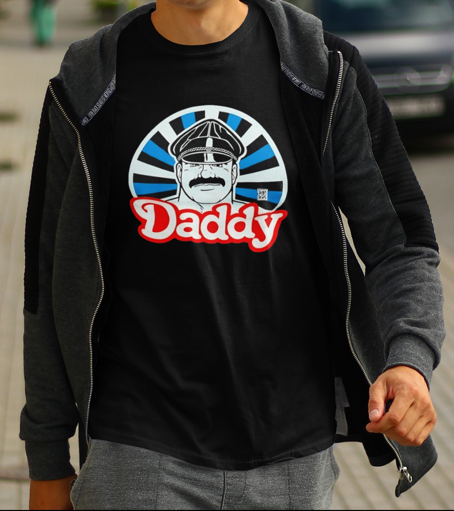 Daddy Leather Cap T-Shirt