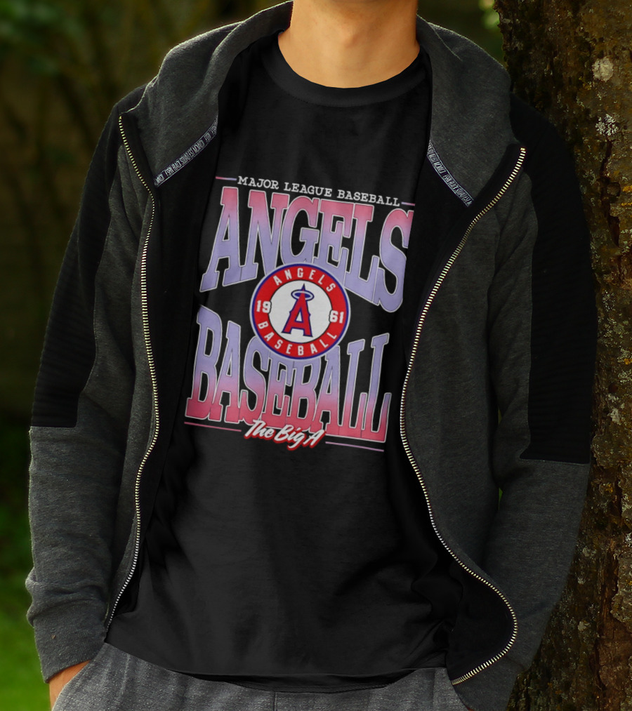 Los Angeles Angels Baseball The Big A 1961 Major League Angels T-Shirt