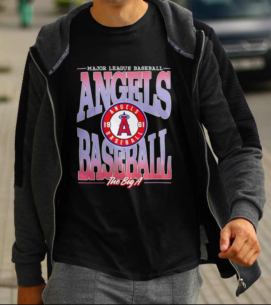 Los Angeles Angels Baseball The Big A 1961 Major League Angels T-Shirt