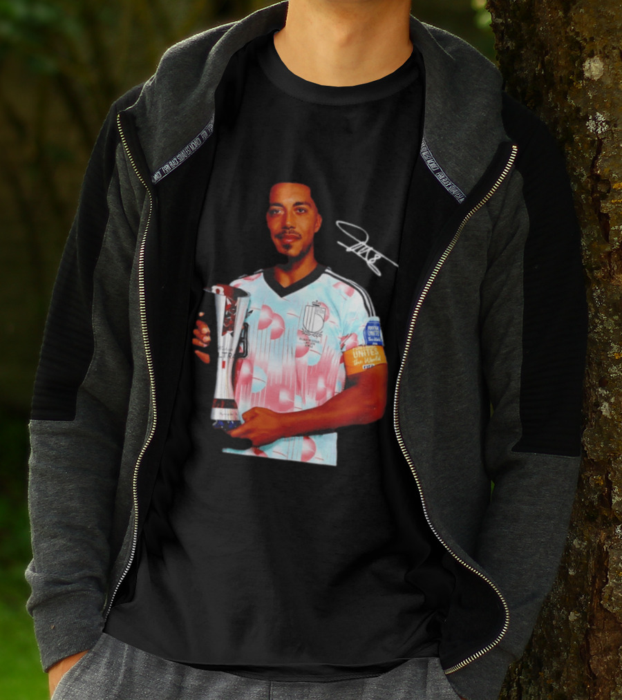Youri Tielemans Belgium Football Unites The World Trophy Winning Moment T-Shirt