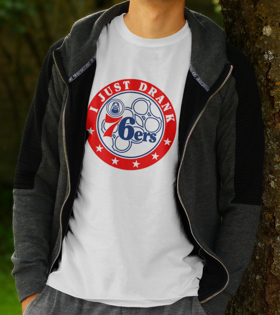 Philadelphia 76ers I Just Drank Beer Ring Stars T-Shirt