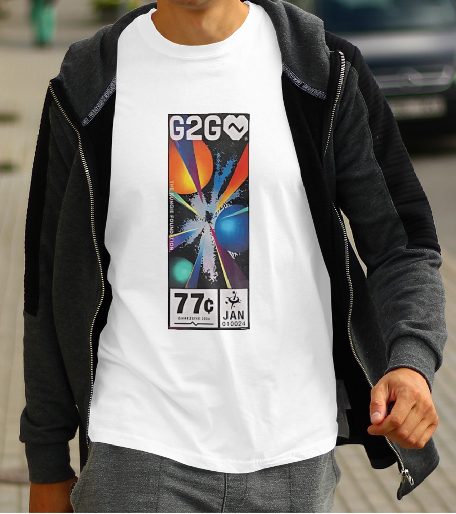 G2G The Bungie Foundation Cosmic Planets Game2Give 2024 Jan 77c 010024 T-Shirt