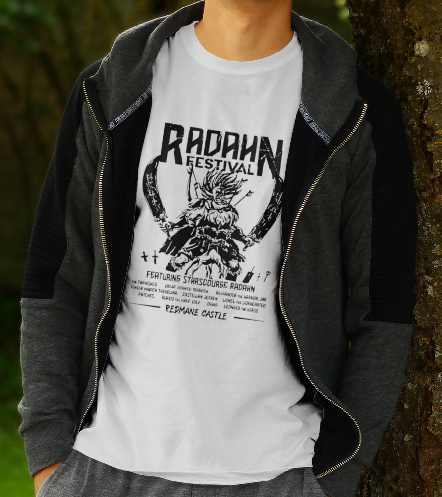 Radahn Festival Starscourge Elden Ring Redmane Castle The Tarnished Blaidd T-Shirt