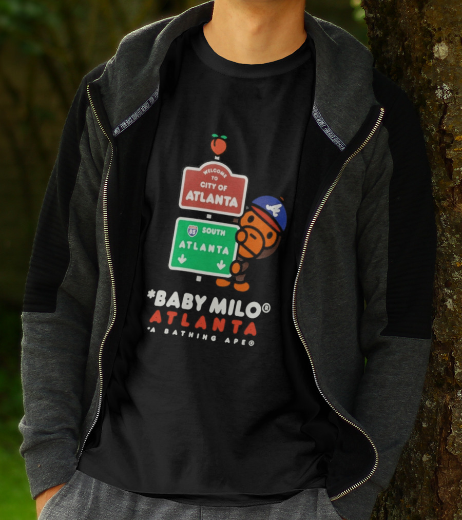 Welcome To City Of Atlanta Baby Milo A Bathing Ape South Atlanta 85 T-Shirt