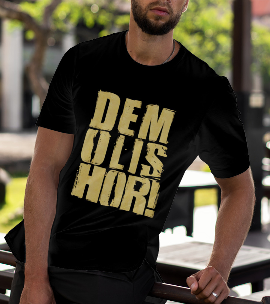 DEMOLISHOR Gold T-Shirt