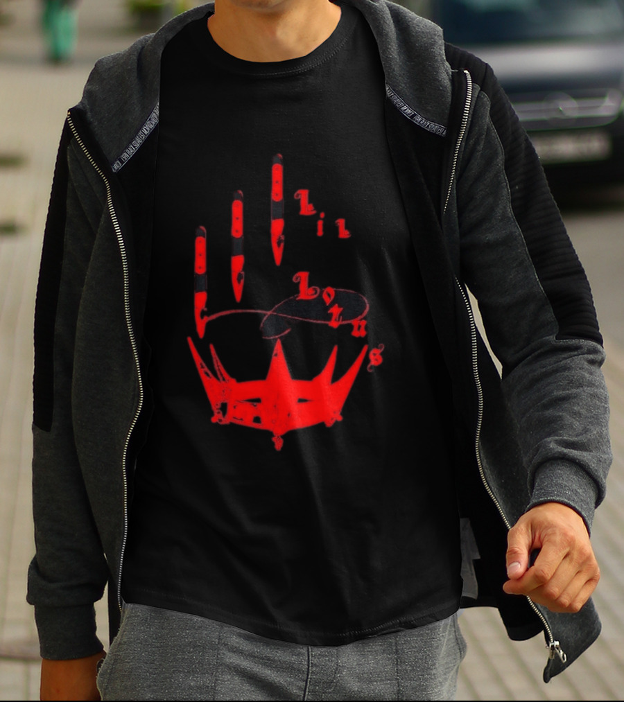 Lil Lotus Ocean Crown Hand T-Shirt