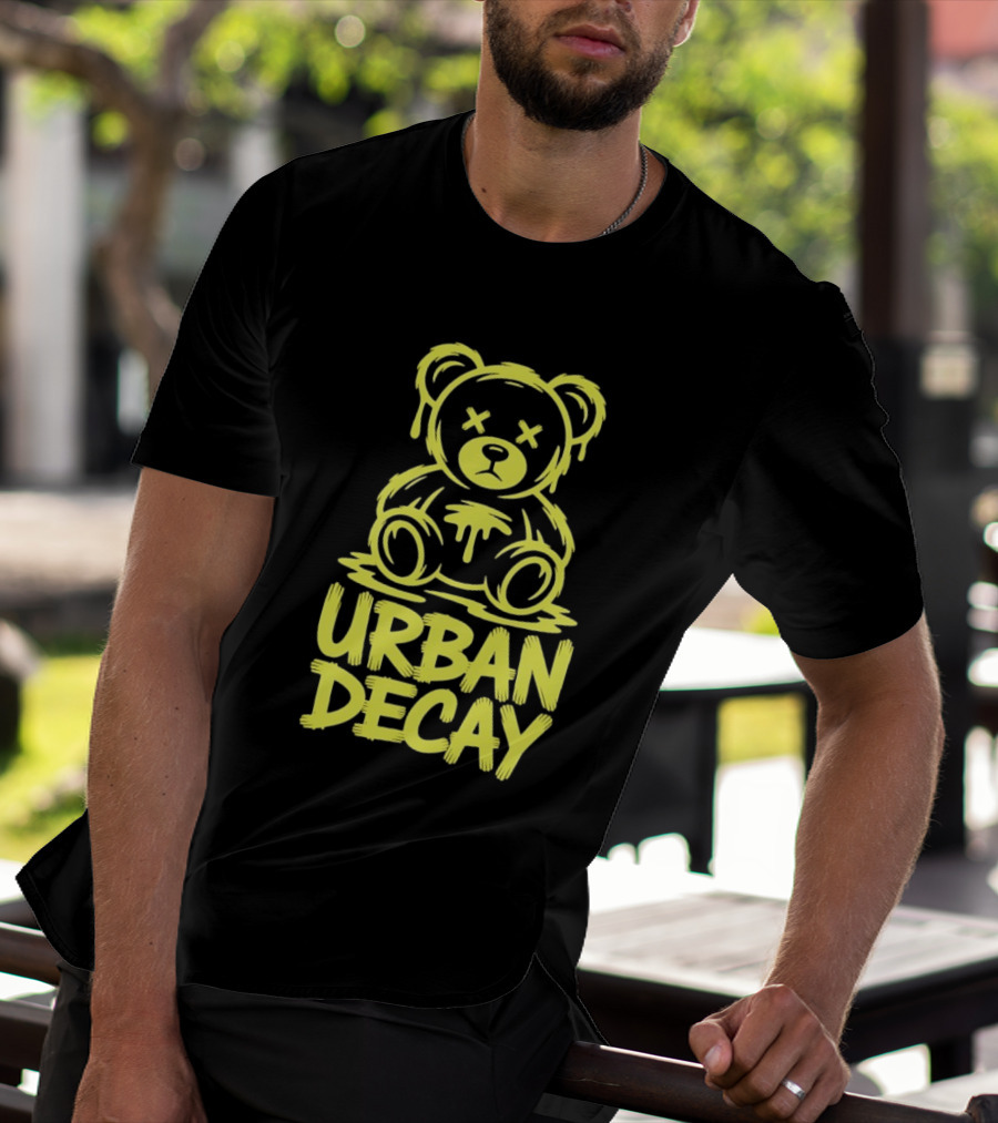 Teddy Bear Urban Decay Dripping Graffiti T-Shirt