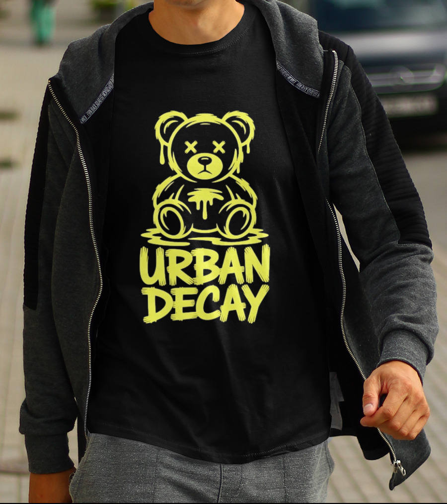 Teddy Bear Urban Decay Dripping Graffiti T-Shirt